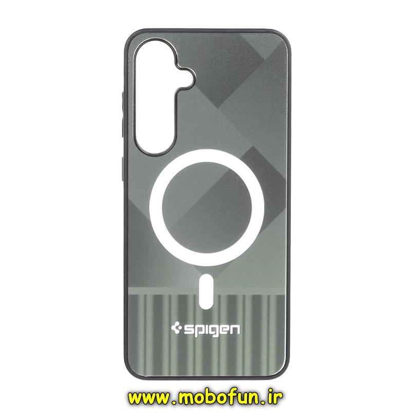 قاب گوشی Galaxy S24 FE سامسونگ اسپیگن Spigen طرح مگ سیف سوپرلوکس کد 73981