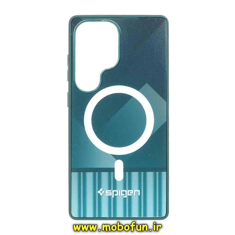 قاب گوشی Galaxy S25 Ultra سامسونگ اسپیگن Spigen طرح مگ سیف سوپرلوکس کد 74025