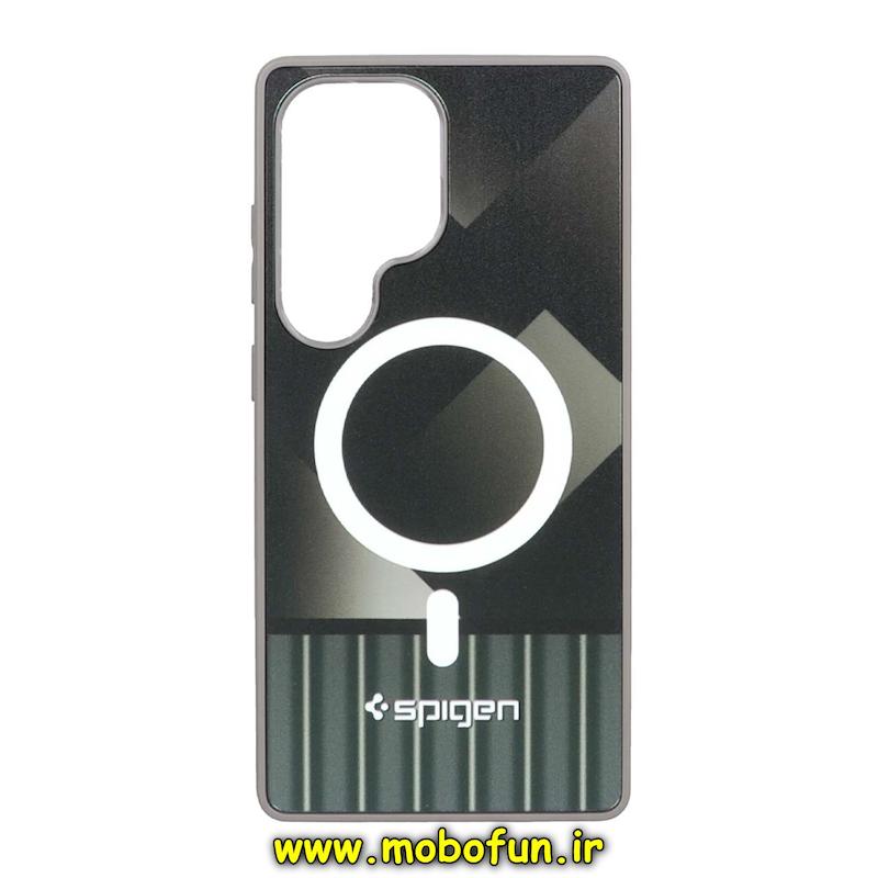 قاب گوشی Galaxy S25 Ultra سامسونگ اسپیگن Spigen طرح مگ سیف سوپرلوکس کد 74026