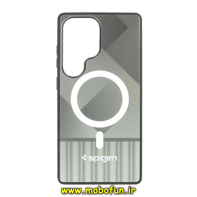 قاب گوشی Galaxy S25 Ultra سامسونگ اسپیگن Spigen طرح مگ سیف سوپرلوکس کد 74027