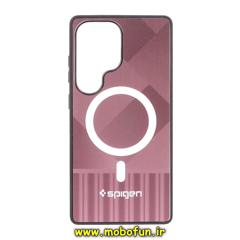 قاب گوشی Galaxy S25 Ultra سامسونگ اسپیگن Spigen طرح مگ سیف سوپرلوکس کد 74028
