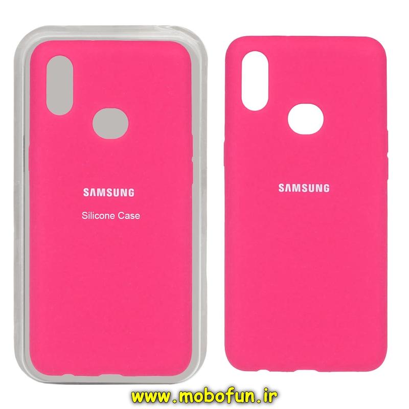 قاب گوشی Galaxy A10S سامسونگ سیلیکونی اورجینال سورا SORA پاک کنی درجه یک زیربسته صورتی فانتزی کد 74231