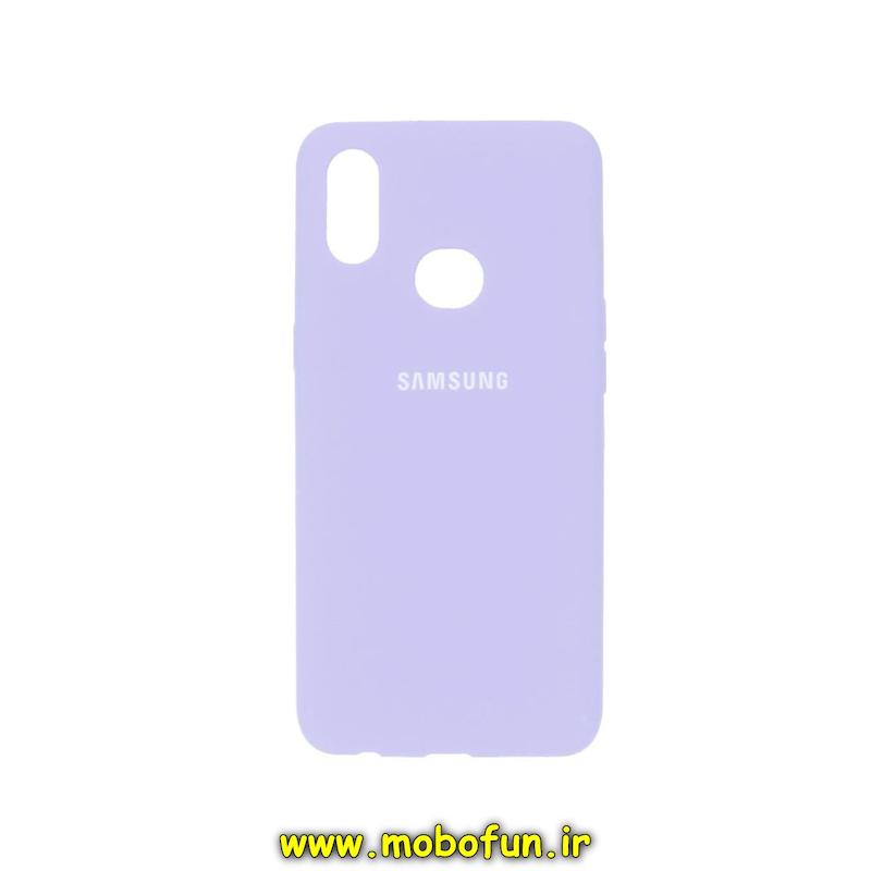 قاب گوشی Galaxy A10S سامسونگ سیلیکونی اورجینال سورا SORA پاک کنی درجه یک زیربسته یاسی کد 74235