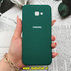 قاب گوشی Galaxy J4 Plus / J4 Core سامسونگ سیلیکونی اورجینال پاک کنی درجه یک زیربسته سبز تیره کد 74290