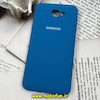 قاب گوشی Galaxy J5 Prime سامسونگ سیلیکونی اورجینال پاک کنی درجه یک زیربسته آبی تیره کد 74297