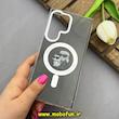 قاب گوشی Galaxy S23 Ultra سامسونگ شفاف شاین لنز کرومی مگ سیف دار اورجینال طرح کارل KARL کد 82143
