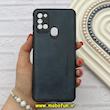 قاب گوشی Galaxy A21S سامسونگ ژله ای چرمی ساده ایکس لول X-LEVEL سرمه ای کد 82184