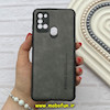 قاب گوشی Galaxy A21S سامسونگ ژله ای چرمی ساده ایکس لول X-LEVEL خاکستری کد 82185