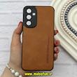 قاب گوشی Galaxy A54 سامسونگ ژله ای چرمی ساده ایکس لول X-LEVEL عسلی کد 82190