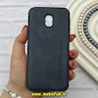 قاب گوشی Galaxy J3 Pro سامسونگ ژله ای چرمی ساده ایکس لول X-LEVEL سرمه ای کد 82197