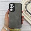 قاب گوشی Galaxy S23 FE سامسونگ ژله ای چرمی ساده ایکس لول X-LEVEL خاکستری کد 82250