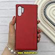 قاب گوشی Galaxy Note 10 Plus سامسونگ ژله ای چرمی ساده ایکس لول X-LEVEL قرمز کد 82233