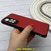 قاب گوشی Redmi Note 11 Pro Plus شیائومی ژله ای چرمی ساده ایکس لول X-LEVEL قرمز کد 82234