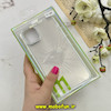 قاب گوشی iPhone 11 Pro Max آیفون لیزری الماسی لاکچری اورجینال Mobile Case لنز نگین دار دوتیکه نقره ای کد 82363