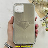 قاب گوشی iPhone 11 Pro Max آیفون لیزری الماسی لاکچری اورجینال Mobile Case لنز نگین دار دوتیکه خاکستری کد 82364