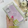 قاب گوشی iPhone 11 آیفون لیزری الماسی لاکچری اورجینال Mobile Case لنز نگین دار دوتیکه بنفش کد 82355