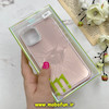 قاب گوشی iPhone 11 آیفون لیزری الماسی لاکچری اورجینال Mobile Case لنز نگین دار دوتیکه رزگلد کد 82356