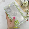 قاب گوشی iPhone 11 آیفون لیزری الماسی لاکچری اورجینال Mobile Case لنز نگین دار دوتیکه نقره ای کد 82357