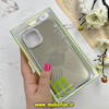 قاب گوشی iPhone 11 آیفون لیزری الماسی لاکچری اورجینال Mobile Case لنز نگین دار دوتیکه خاکستری کد 82359