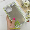 قاب گوشی iPhone 13 Pro Max آیفون لیزری الماسی لاکچری اورجینال Mobile Case لنز نگین دار دوتیکه خاکستری کد 82381