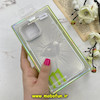 قاب گوشی iPhone 13 Pro Max آیفون لیزری الماسی لاکچری اورجینال Mobile Case لنز نگین دار دوتیکه نقره ای کد 82384