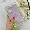 قاب گوشی iPhone 13 Pro آیفون لیزری الماسی لاکچری اورجینال Mobile Case لنز نگین دار دوتیکه بنفش کد 82377