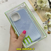 قاب گوشی iPhone 12 / iPhone 12 Pro آیفون لیزری الماسی لاکچری اورجینال Mobile Case لنز نگین دار دوتیکه آبی کد 82365