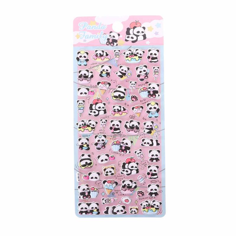 برچسب استیکر برجسته فانتزی طرح پاندا Panda کد 74387