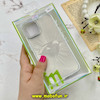 قاب گوشی iPhone 13 / iPhone 14 آیفون لیزری الماسی لاکچری اورجینال Mobile Case لنز نگین دار دوتیکه نقره ای کد 82370