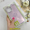 قاب گوشی iPhone 14 Pro Max آیفون لیزری الماسی لاکچری اورجینال Mobile Case لنز نگین دار دوتیکه بنفش کد 82391