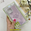 قاب گوشی iPhone 15 آیفون لیزری الماسی لاکچری اورجینال Mobile Case لنز نگین دار دوتیکه بنفش کد 82395