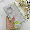 قاب گوشی iPhone 16 Pro آیفون لیزری الماسی لاکچری اورجینال Mobile Case لنز نگین دار دوتیکه نقره ای کد 82414