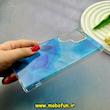 قاب گوشی Galaxy S23 Ultra سامسونگ آبرنگی اکلیلی طلقی شیشه ای اورجینال DIKEX شفاف کد 82303