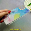 قاب گوشی iPhone 12 Pro Max آیفون آبرنگی اکلیلی طلقی شیشه ای اورجینال DIKEX شفاف کد 82277