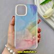 قاب گوشی iPhone 12 Pro Max آیفون آبرنگی اکلیلی طلقی شیشه ای اورجینال DIKEX شفاف کد 82277