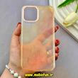 قاب گوشی iPhone 12 Pro Max آیفون آبرنگی اکلیلی طلقی شیشه ای اورجینال DIKEX شفاف کد 82278
