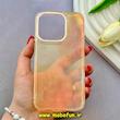 قاب گوشی iPhone 14 Pro آیفون آبرنگی اکلیلی طلقی شیشه ای اورجینال DIKEX شفاف کد 82288