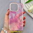 قاب گوشی iPhone 14 Pro آیفون آبرنگی اکلیلی طلقی شیشه ای اورجینال DIKEX شفاف کد 82290