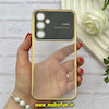 قاب گوشی Galaxy A54 سامسونگ الکتروپلیتینگ ژله ای شفاف اورجینال Camera Lens محافظ لنز دار طلایی کد 82324