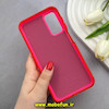 قاب گوشی Galaxy A24 سامسونگ اورجینال پاستیلی مات دوتیکه قرمز کد 82446