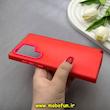 قاب گوشی Galaxy S24 Ultra سامسونگ اورجینال پاستیلی مات دوتیکه قرمز کد 82522