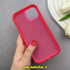 قاب گوشی iPhone 15 آیفون اورجینال پاستیلی مات دوتیکه قرمز کد 82489