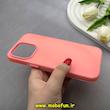 قاب گوشی iPhone 14 Pro Max آیفون اورجینال پاستیلی مات دوتیکه صورتی کد 82483