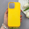 قاب گوشی iPhone 13 Pro Max آیفون اورجینال پاستیلی مات دوتیکه زرد کد 82481