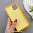 قاب گوشی iPhone 12 / iPhone 12 Pro آیفون اورجینال پاستیلی مات دوتیکه زرد کد 82470