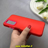 قاب گوشی Redmi Note 11 4G / Redmi Note 11S شیائومی اورجینال پاستیلی مات دوتیکه قرمز کد 82498