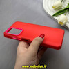 قاب گوشی  Redmi Note 12S شیائومی اورجینال پاستیلی مات دوتیکه قرمز کد 82506