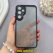 قاب گوشی Galaxy A35 سامسونگ پشت طلق شفاف دور سیلیکونی اورجینال فلزی متال کیس Metal Case برند FOCUS PIXEL مشکی کد 83188