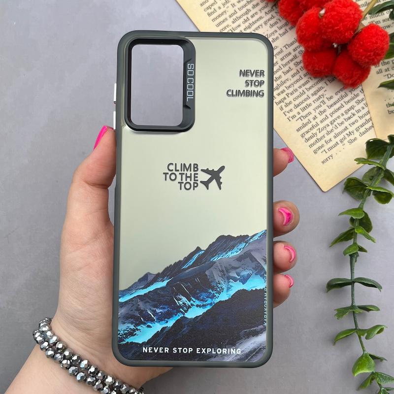 قاب گوشی Galaxy A13 4G سامسونگ So CooL سوکول اورجینال فانتزی دکمه کرومی طرح اورست The North Face کد 82933