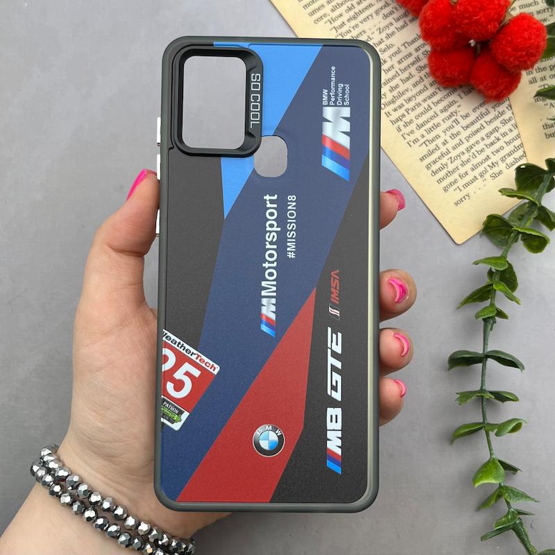 قاب گوشی Galaxy A21S سامسونگ So CooL سوکول اورجینال فانتزی دکمه کرومی طرح BMW کد 82939